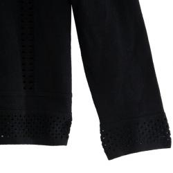 Pre Owned Marc by Marc Jacobs Black Button Down Cardigan M