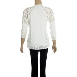 Pre Owned Marc by Marc Jacobs White Button Down Cardigan S