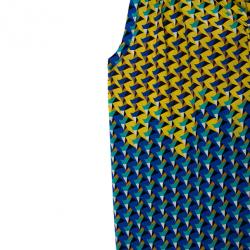 Pre Owned Marc by Marc Jacobs Yellow Paradox Print Top L