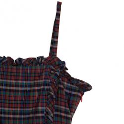 Pre Owned فستان مارك باي مارك جاكوبس نقشة كاروهات M