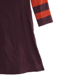 Pre Owned Marc by Marc Jacobs Color Block Anya Crepe Dress S