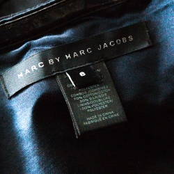 Pre Owned Marc by Marc Jacobs Black Corset Bodice Asymmetric Peg Ellsworth Strapless Dress M