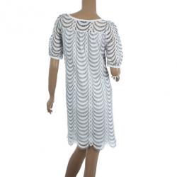 Pre Owned Marc by Marc Jacobs Eyelet Lace Dress M