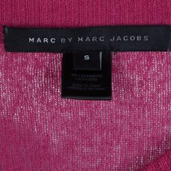 مملوكة مسبقًا Marc by Marc Jacobs Pink Button Down Cashmere Cardigan S