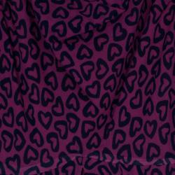 مملوكة مسبقًا فستان مارك باي مارك جاكوبس أرجواني ماجينتا طباعة قلوب S