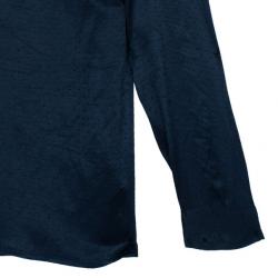 Pre Owned Marc by Marc Jacobs Black Silk Bow Top S