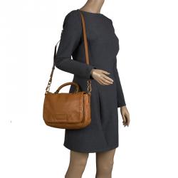 مملوكة مسبقًا Marc by Marc Jacobs Brown Leather Too Hot To Handle Shoulder Bag
