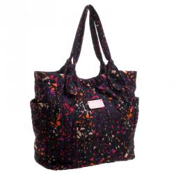 Pre Owned Marc by Marc Jacobs Multicolor Printed Nylon Diaper Bag