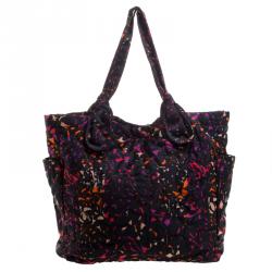 Pre Owned Marc by Marc Jacobs Multicolor Printed Nylon Diaper Bag