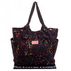 Pre Owned Marc by Marc Jacobs Multicolor Printed Nylon Diaper Bag