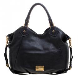 Pre Owned Marc By Marc Jacobs Black Leather Francesca Tote