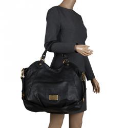 Pre Owned Marc By Marc Jacobs Black Leather Francesca Tote