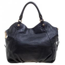 Pre Owned Marc By Marc Jacobs Black Leather Francesca Tote