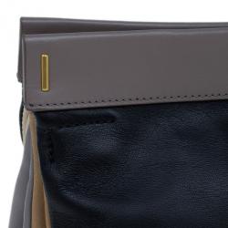 Pre Owned Marc by Marc Jacobs Colorblock Leather Lady Rei Clutch