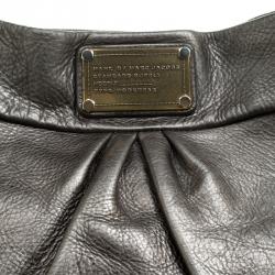 Pre Owned Marc by Marc Jacobs Metallic Grey Leather Classic Q Hillier Hobo