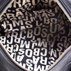 Pre Owned Marc by Marc Jacobs Black Leather Classic Q Groovee Satchel
