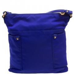 Pre Owned Marc by Marc Jacobs Blue Nylon Preppy Sia Crossbody Bag