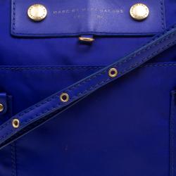 Pre Owned Marc by Marc Jacobs Blue Nylon Preppy Sia Crossbody Bag