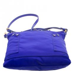 Pre Owned Marc by Marc Jacobs Blue Nylon Preppy Sia Crossbody Bag