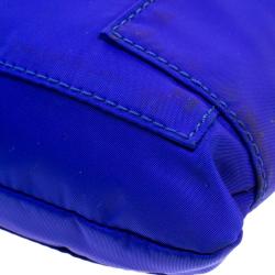 Pre Owned Marc by Marc Jacobs Blue Nylon Preppy Sia Crossbody Bag