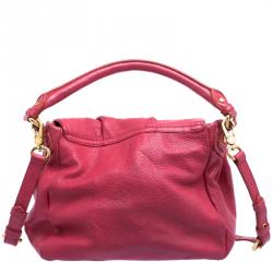 Pre Owned Marc by Marc Jacobs Pink Leather Classic Q Lil Ukita Satchel