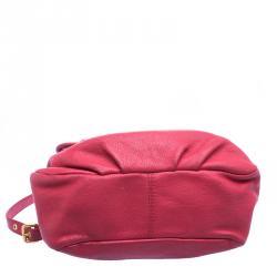 Pre Owned Marc by Marc Jacobs Pink Leather Classic Q Lil Ukita Satchel