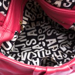 Pre Owned Marc by Marc Jacobs Pink Leather Classic Q Lil Ukita Satchel