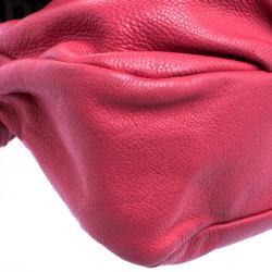 Pre Owned Marc by Marc Jacobs Pink Leather Classic Q Lil Ukita Satchel