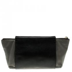 Pre Owned حقيبة كلتش مارك باي مارك جاكوبس بورغ بوكسر جلد رمادية/ سوداء