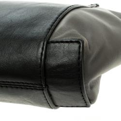 Pre Owned حقيبة كلتش مارك باي مارك جاكوبس بورغ بوكسر جلد رمادية/ سوداء