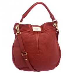 Pre Owned حقيبة مارك باي مارك جاكوبس هيليار Q كلاسيك جلد حمراء