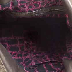 Pre Owned Marc by Marc Jacobs Khaki Nylon Classic Q Hillier Hobo