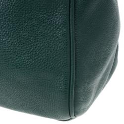 Pre Owned Marc by Marc Jacobs Green Leather Too Hot To Handle Tote