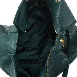 Pre Owned Marc by Marc Jacobs Green Leather Too Hot To Handle Tote
