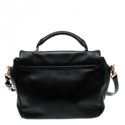 Marc By Marc Jacobs Black Leather Goodbye Columbus Top Handle Bag