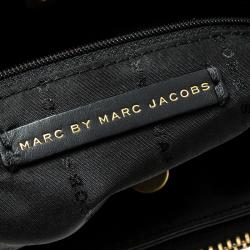 Marc By Marc Jacobs Black Leather Goodbye Columbus Top Handle Bag