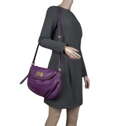 مملوكة مسبقًا حقيبة كروس مارك باي مارك جاكوبس كلاسيك كيو ناتاشا جلد بنفسجي