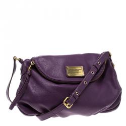 مملوكة مسبقًا حقيبة كروس مارك باي مارك جاكوبس كلاسيك كيو ناتاشا جلد بنفسجي