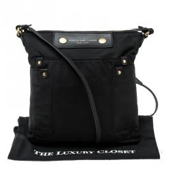 Pre Owned حقيبة كروس مارك باي مارك جاكوبس بريبي سيا نايلون رصاصية