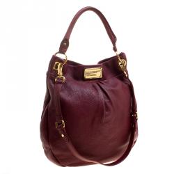 مملوكة مسبقًا Marc by Marc Jacobs Red Leather Classic Q Hillier Hobo