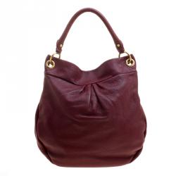 مملوكة مسبقًا Marc by Marc Jacobs Red Leather Classic Q Hillier Hobo