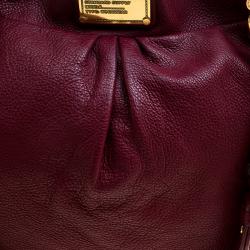 مملوكة مسبقًا Marc by Marc Jacobs Red Leather Classic Q Hillier Hobo