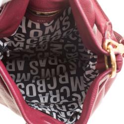 مملوكة مسبقًا Marc by Marc Jacobs Red Leather Classic Q Hillier Hobo
