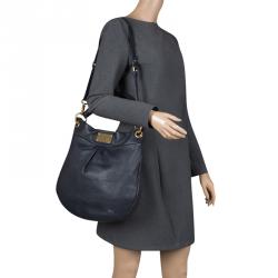 Pre Owned حقيبة مارك باي مارك جاكوبس Q هيليار كلاسيك جلد سوداء