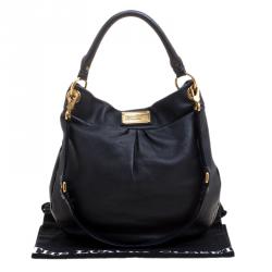 Pre Owned حقيبة مارك باي مارك جاكوبس Q هيليار كلاسيك جلد سوداء