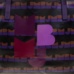 مملوكة مسبقًا حقيبة يد مارك باي مارك جاكوبس ايزي PVC طباعة MBMJ متعدد الالوان