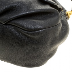 Pre Owned Marc by Marc Jacobs Black Leather Classic Q Lil Ukita Satchel