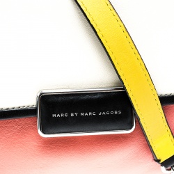 Pre Owned Marc by Marc Jacobs Colorblock Leather Rebel 24 Shoulder Bag