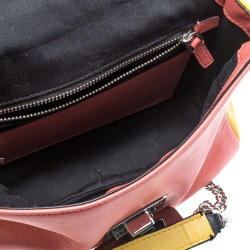 Pre Owned Marc by Marc Jacobs Colorblock Leather Rebel 24 Shoulder Bag