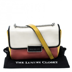 Pre Owned Marc by Marc Jacobs Colorblock Leather Rebel 24 Shoulder Bag